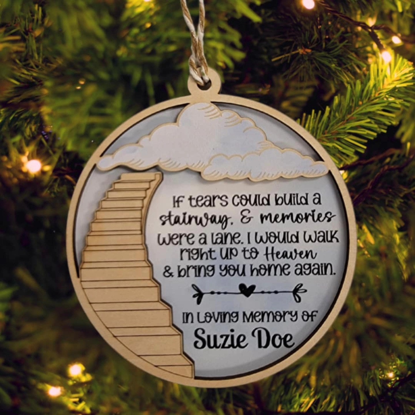 Custom Memorial Ornament